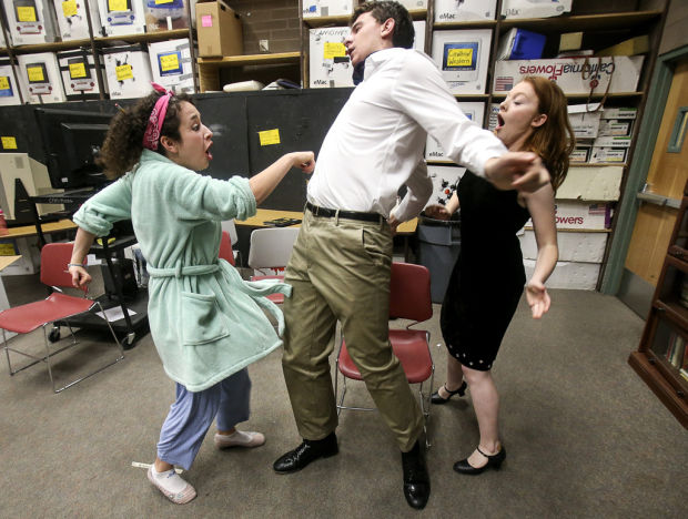 "Noises Off!" rehearsal